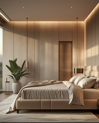 Custom Upholstered Bed
