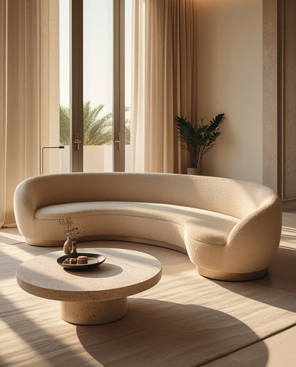 Custom Curved Sofa