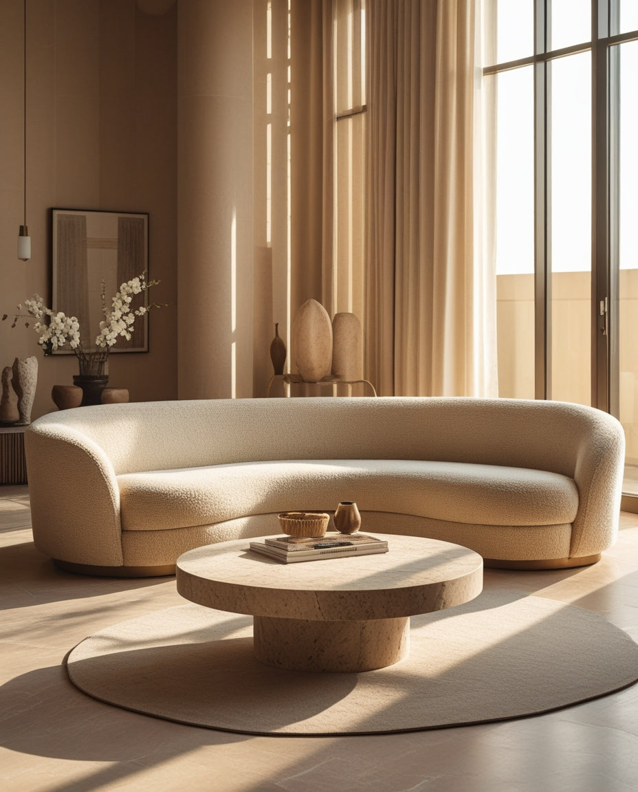 Custom Curved Sofa