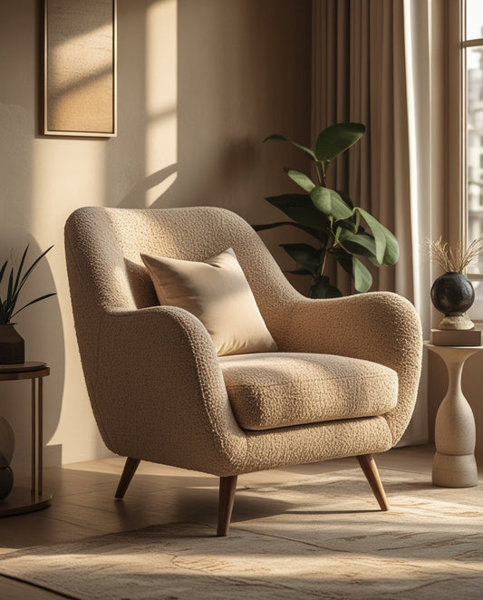 Custom upholstered armchair Dubai — bespoke soft furniture