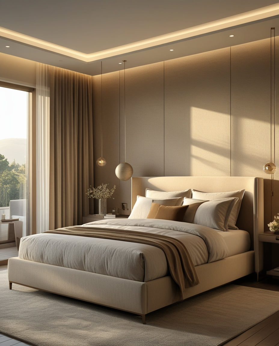Custom Upholstered Bed